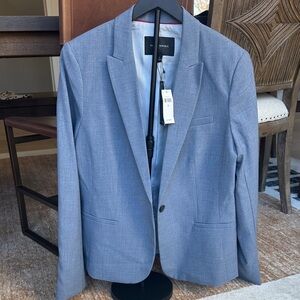 Banana Republic Heather Blue Blazer